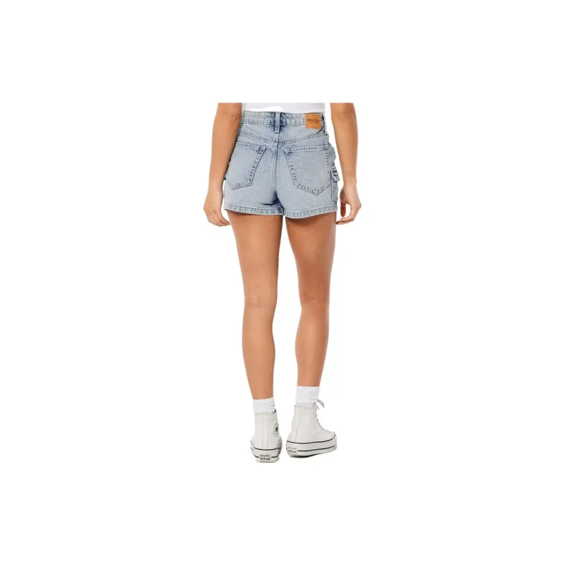 Hollister Denim Shorts Women's Light Washable Workwear Style-2