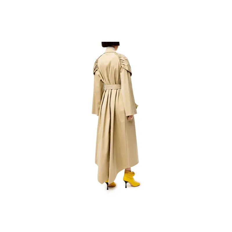 LOEWE FW21 Trench Coat Women's Beige-1