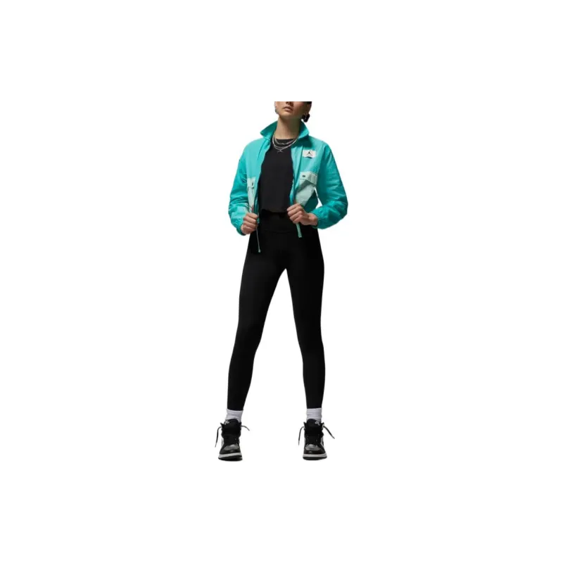 Jordan Sport Knitted Fabric Sweatpants Women's Black-2