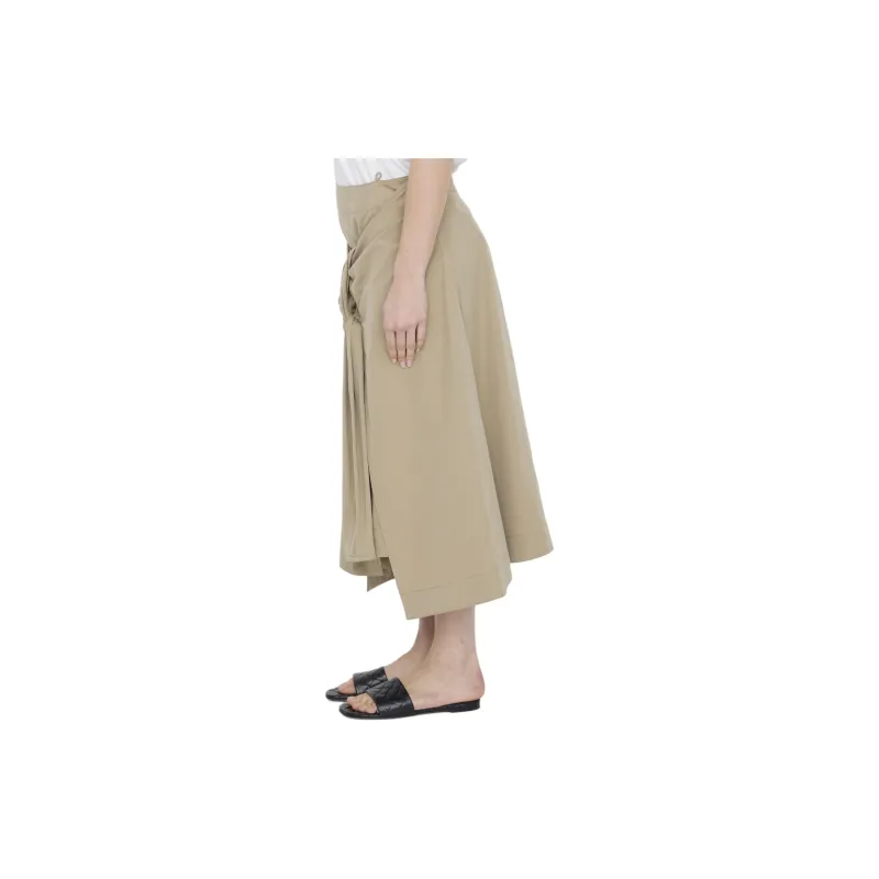Bottega Veneta Asymmetric Hem Midi Skirt-2