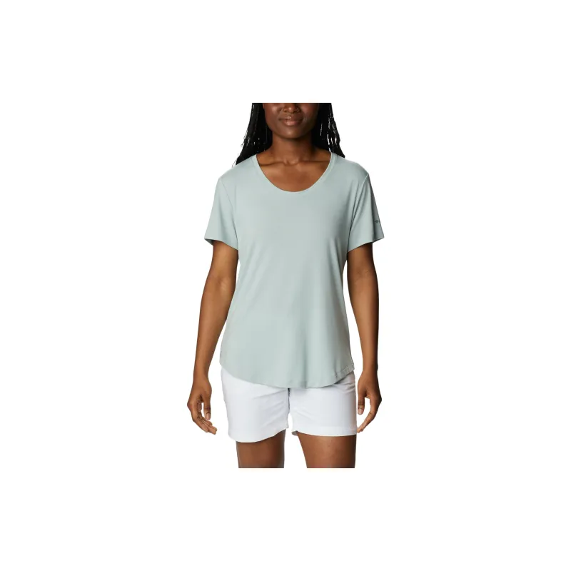 Columbia T-Shirts Women's Cool Green-1