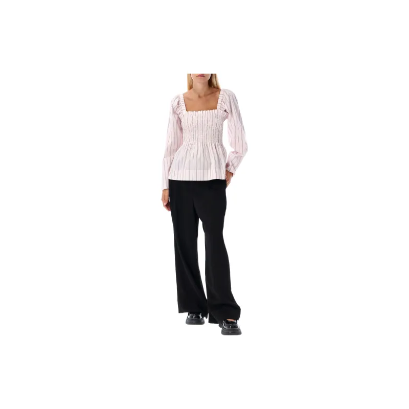 GANNI T-Shirts Women's Light Pink-2