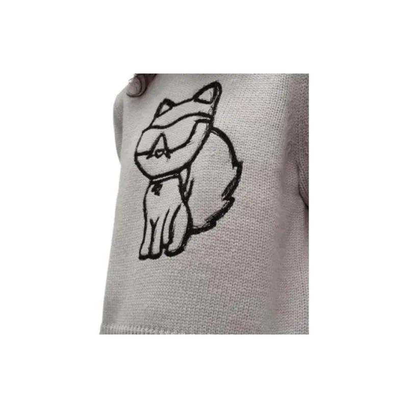 KARL LAGERFELD SS24 Knitwear Women's Gray-5