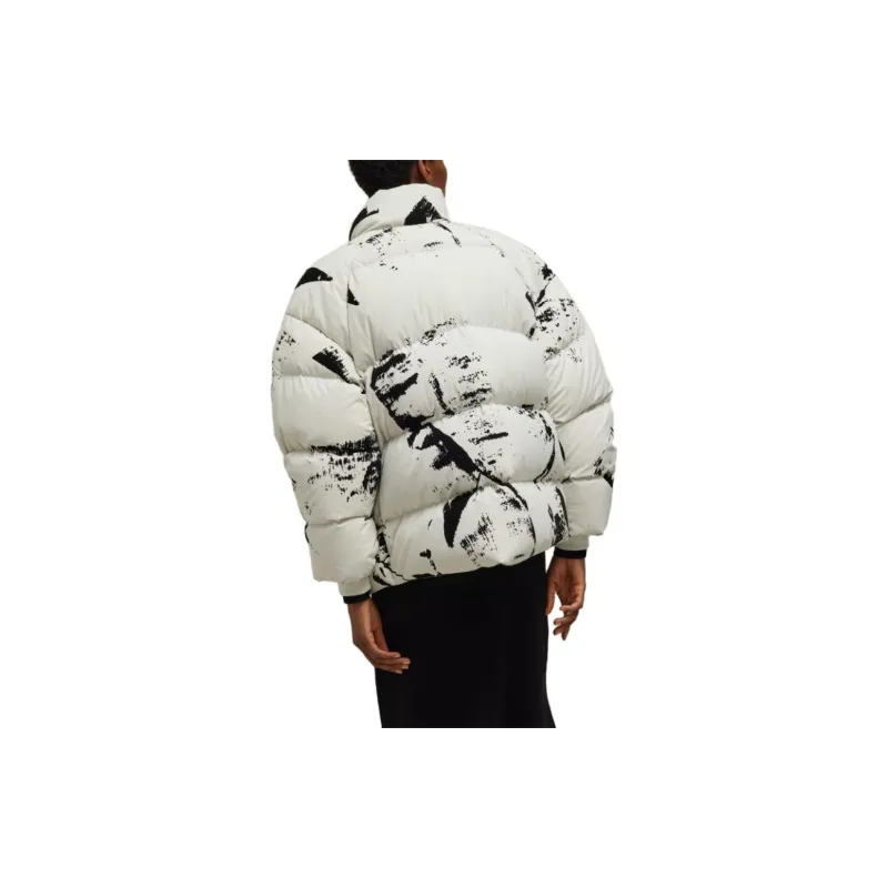 Y-3 Paint Splatter Printed Padded Jacket-2