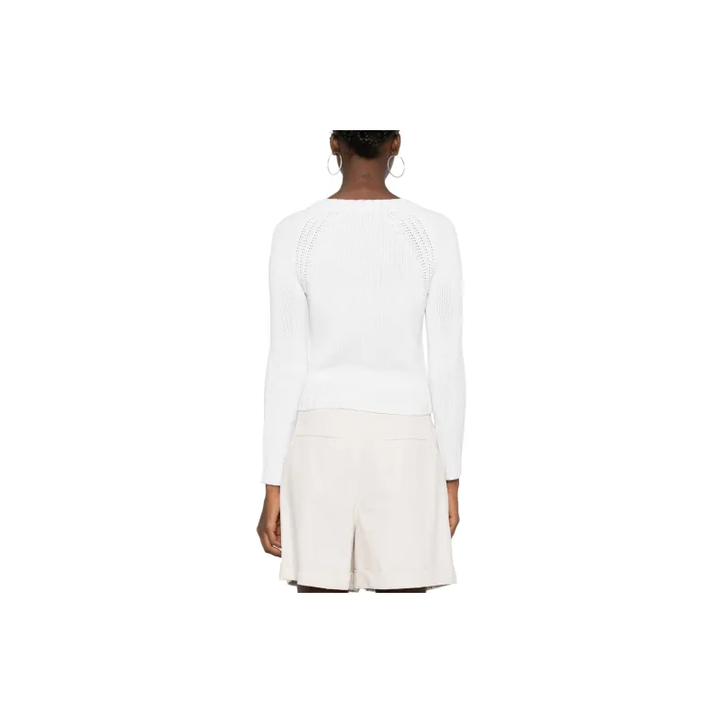 MaxMara V Neck Long Sleeved Jumper-2
