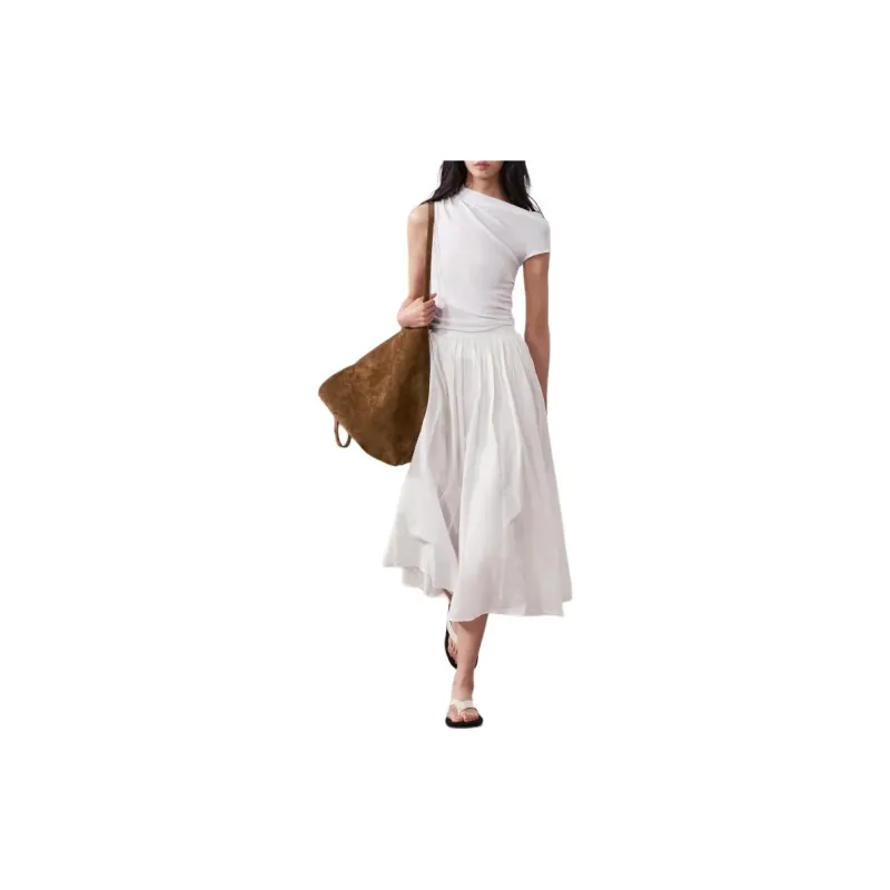 ZARA Tank Tops Women's White-2