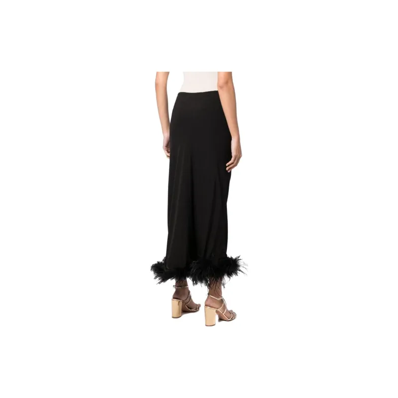 Rixo Casual Long Skirts Women's Black-1