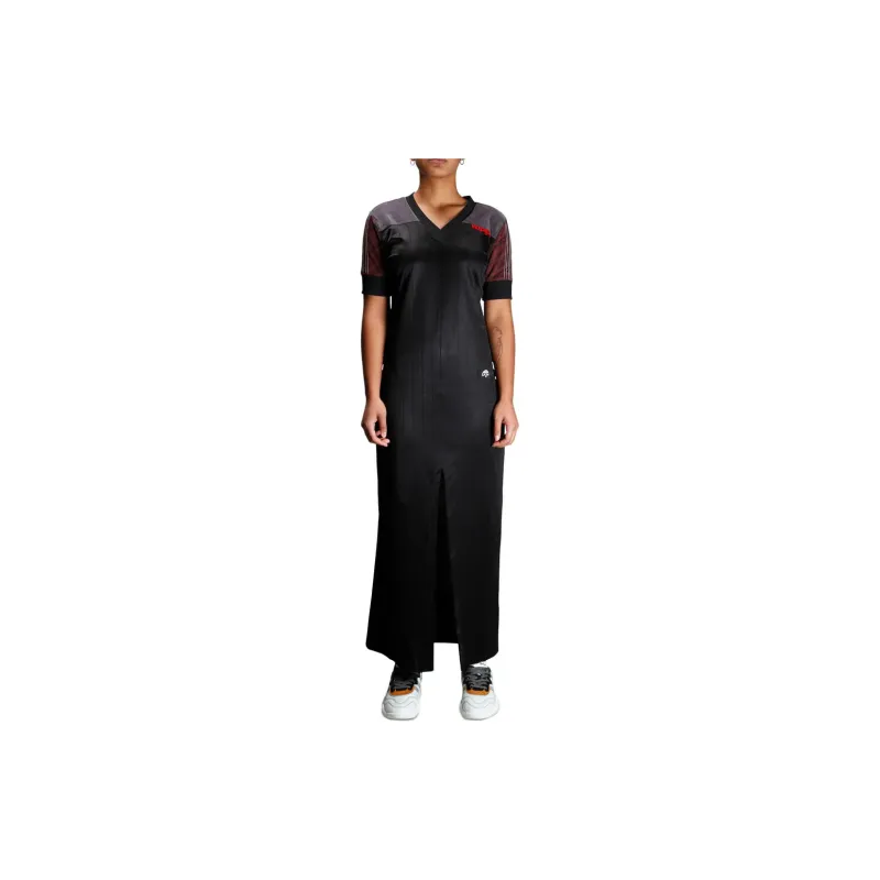 Adidas Originals Short Sleeved Dress Women's Gray-1