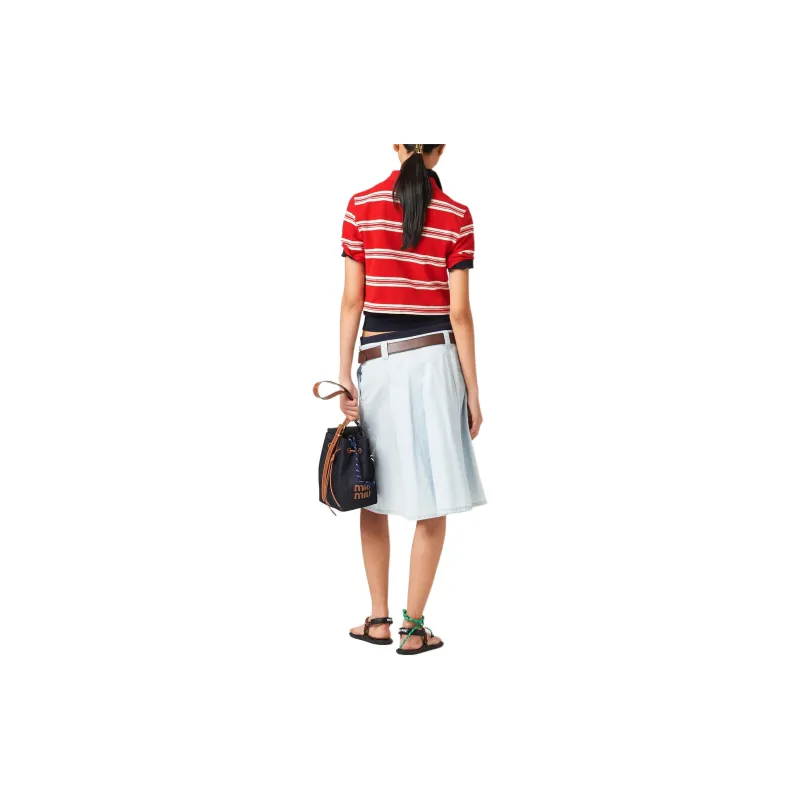 MIU MIU Polo Shirts Women's Red-2