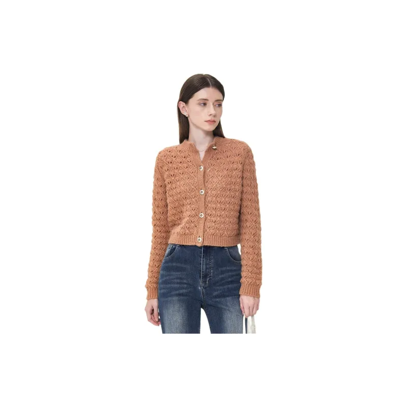 Caroline Sweaters Women's Khaki-1