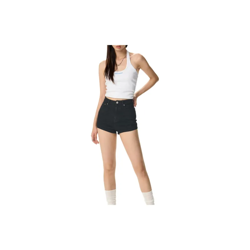 NAWS Denim Shorts Women's Tourmaline Black-1