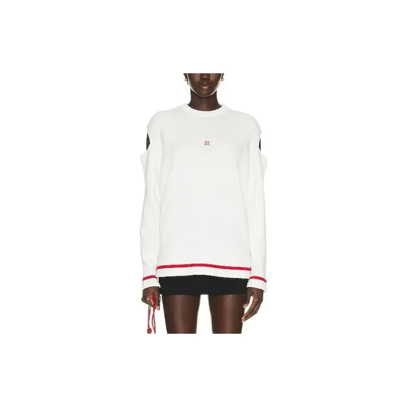 Givenchy Intarsia-logo Cut-out Jumper-2