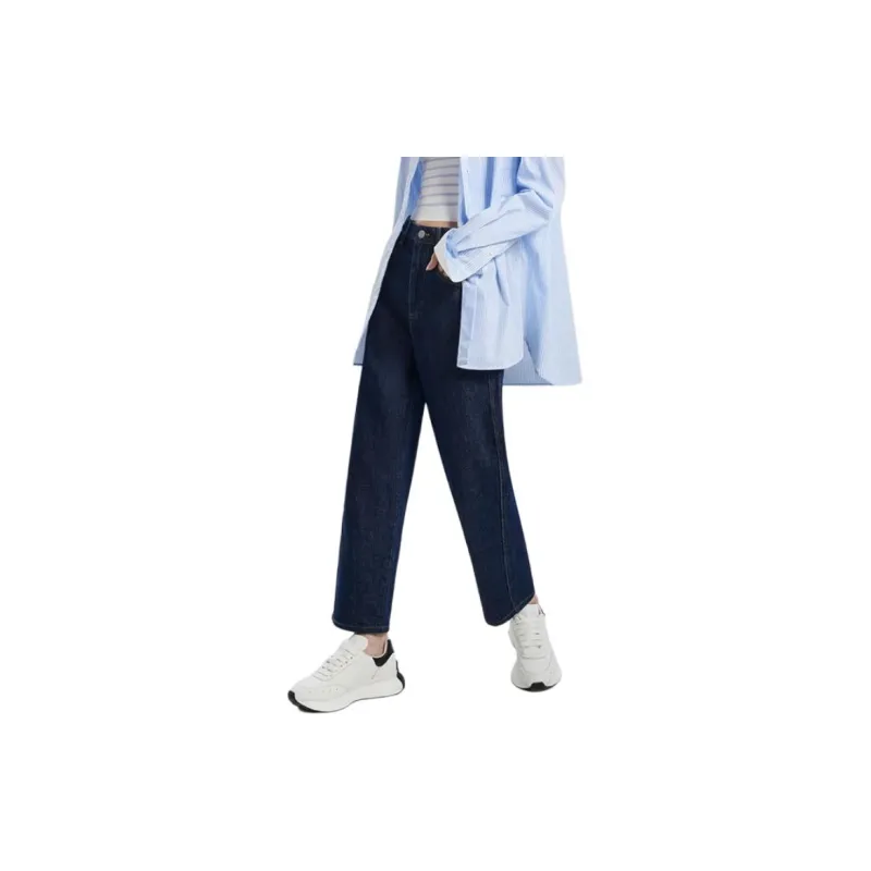 NAWEI Jeans Women's Dark Blue-3