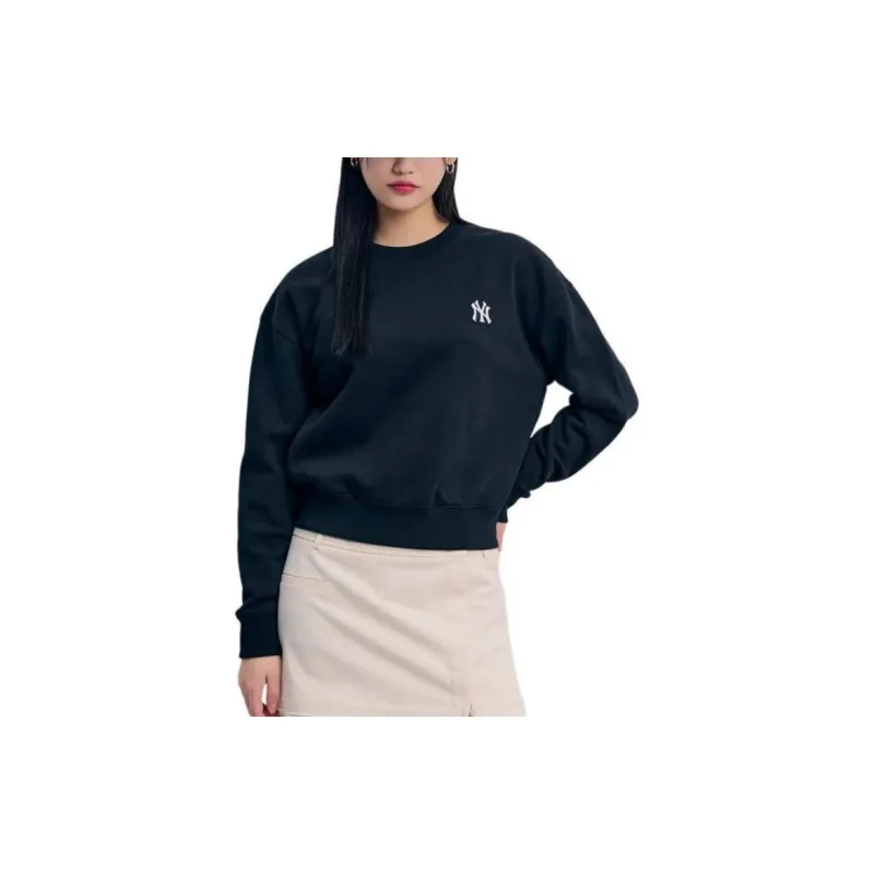 MLB New York Yankees Sweatshirts Women's Black-3