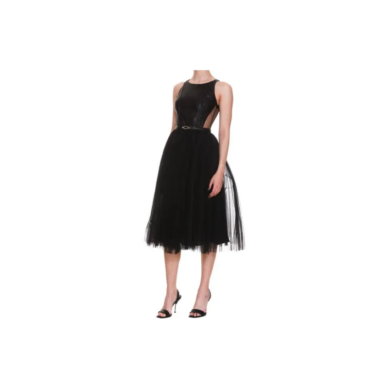 Elisabetta Franchi SS22 Dress Black-1
