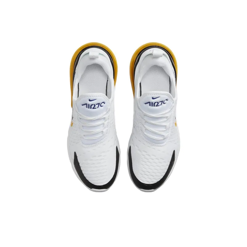 Nike Air Max 270 GS 'Multi-Swoosh - White University Gold'-2