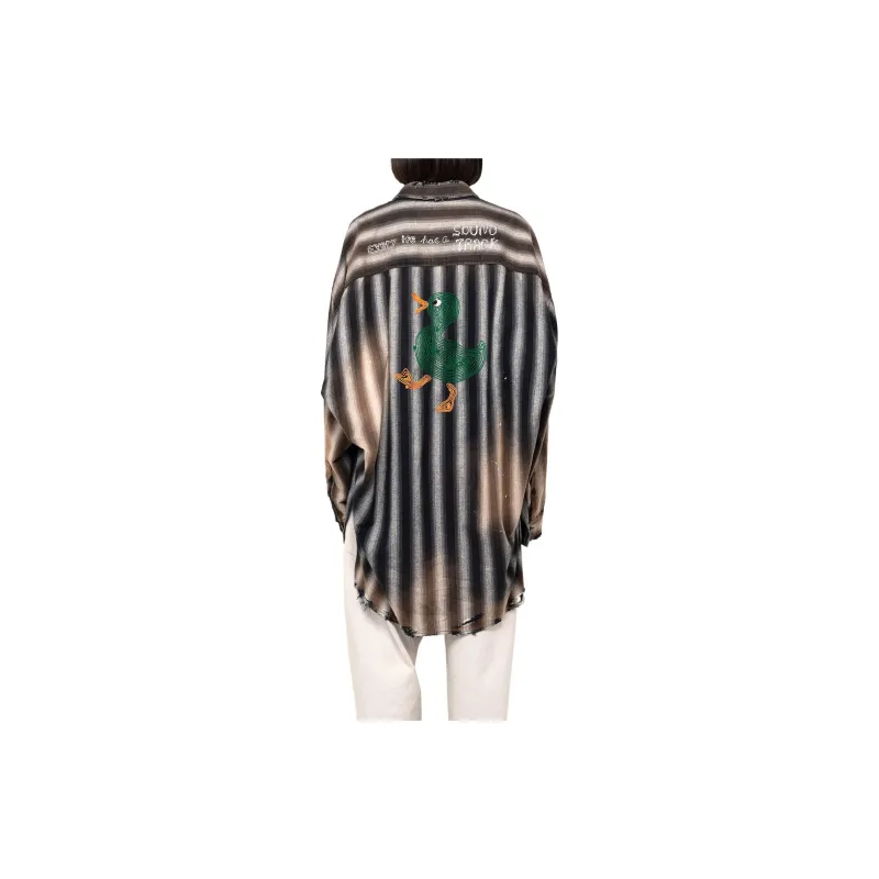 Maison Mihara Yasuhiro Striped Shirt-3
