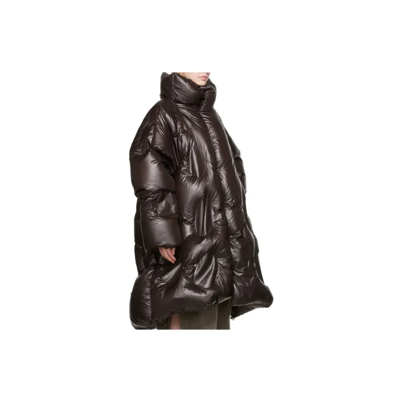 MONCLER GENIUS X Dingyun Zhang Iaphiia Long Down Jacket Brown-3