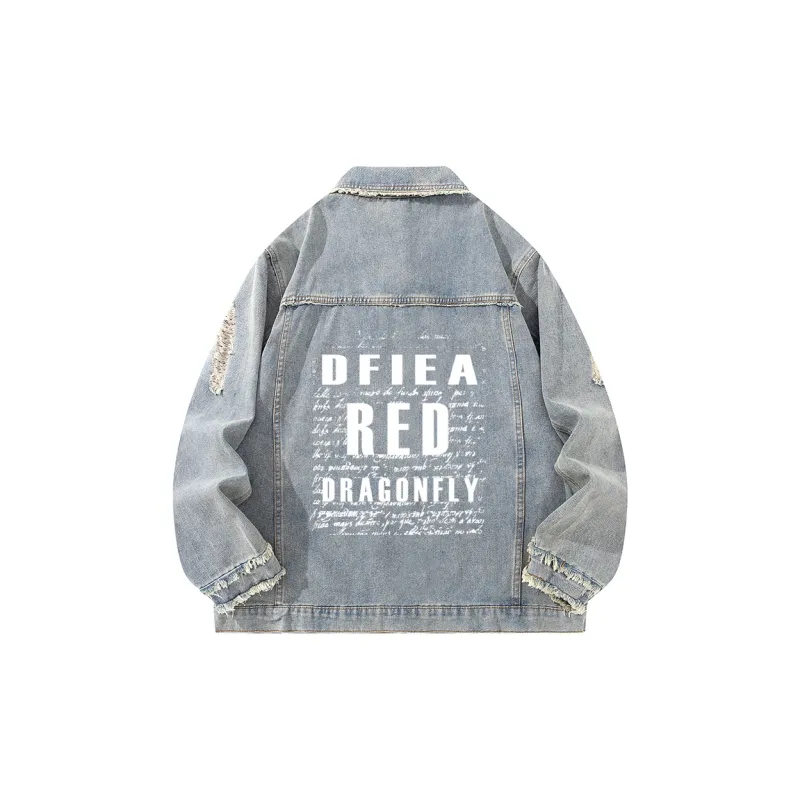RED DRAGONFLY Denim Jacket Unisex-1