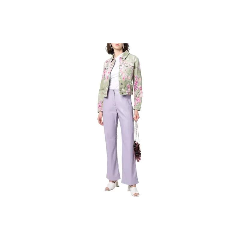 Blumarine Denim Jackets Women's Green-1