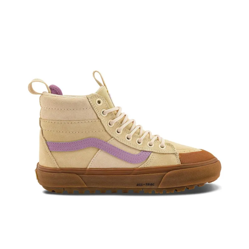 Vans MTE Sk8 Hi Anti Slip Wear Resistant High Top Trekking Shoes Women's Ecru-1