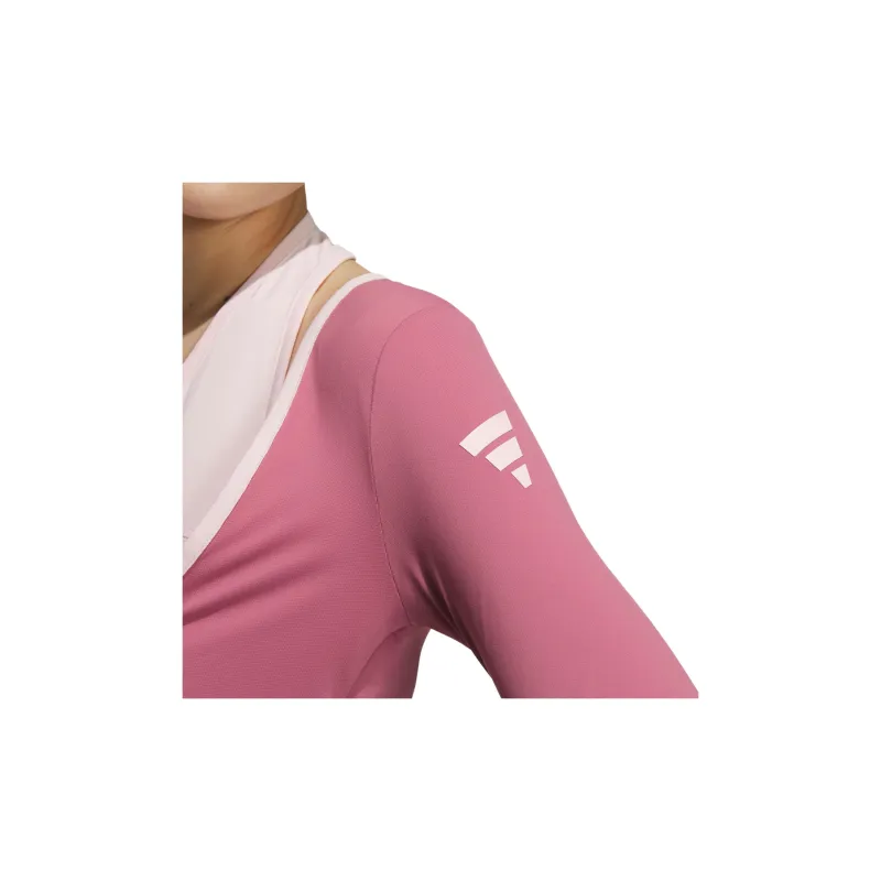 Adidas T-Shirt Women's Sandy Brown Pink-4