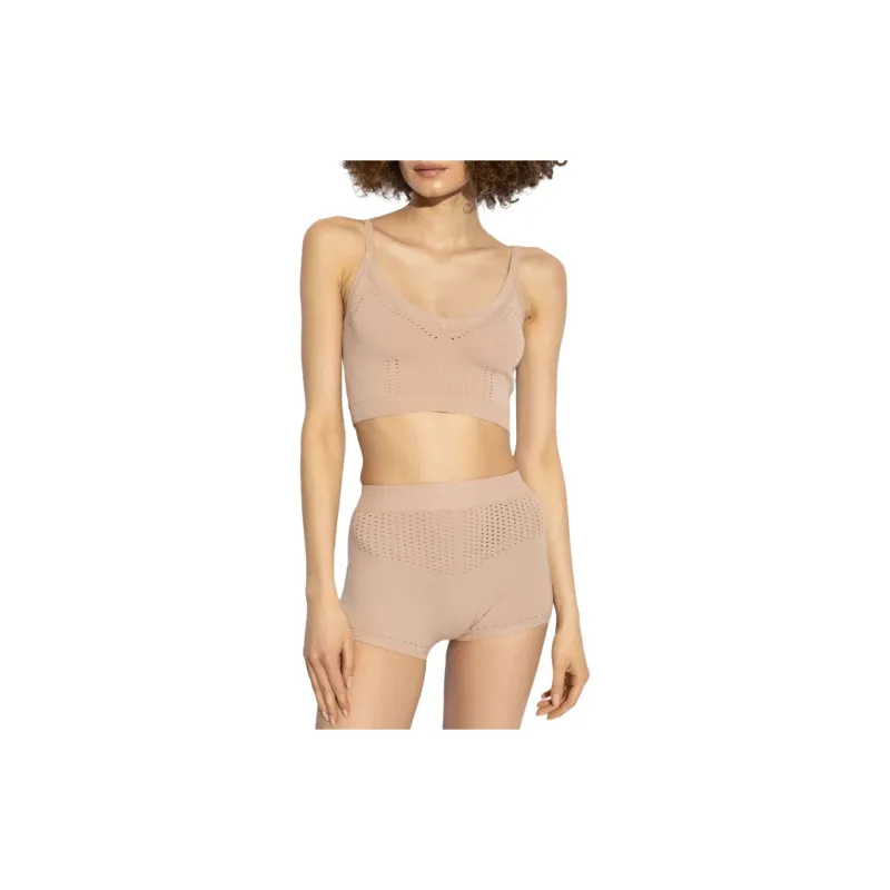 MaxMara Perforated V Neck Top-1