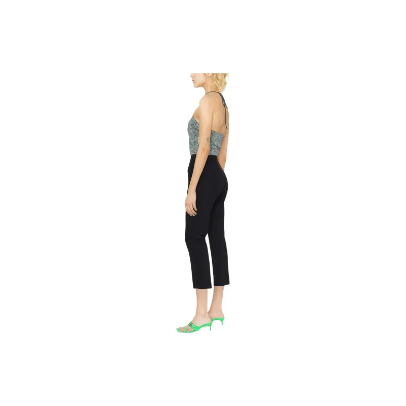 Elisabetta Franchi FW22 Casual Pants Women's Black-3