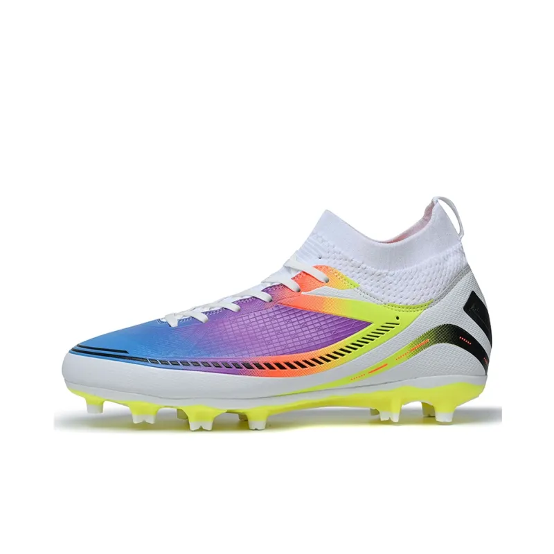 Kuding FG Rubber Long Studs Artificial Ground Anti-Slip Wear-Resistant Soccer Shoes Unisex-0