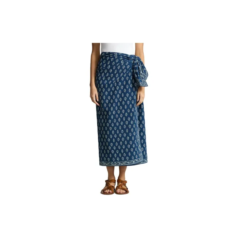 Polo Ralph Lauren Geometric pattern Print Cotton Skirt-3