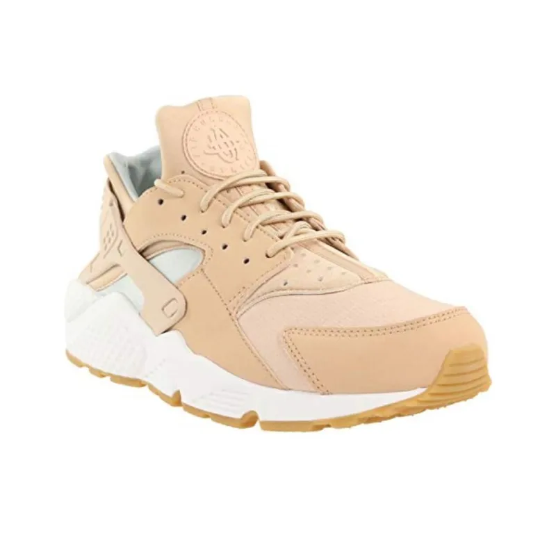 Nike Air Huarache Run Anti-Slip Wear-Resistant Low-Top Running Shoes Women's Khaki Brown-2