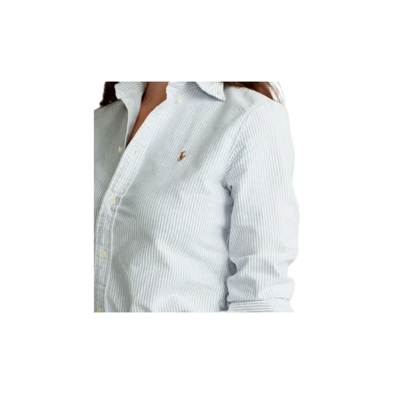 Polo Ralph Lauren Shirt Women's Blue White-4