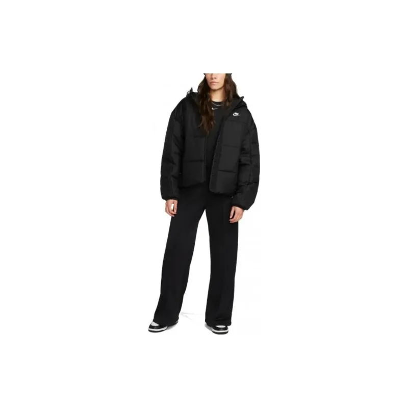 Nike Plain Quilted Puffer Jacket Black-2