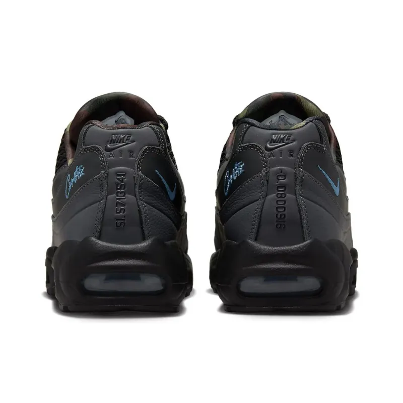 Corteiz x Nike Air Max 95 Gutta Green Durable Breathable Low Top Casual Shoes Men's-4