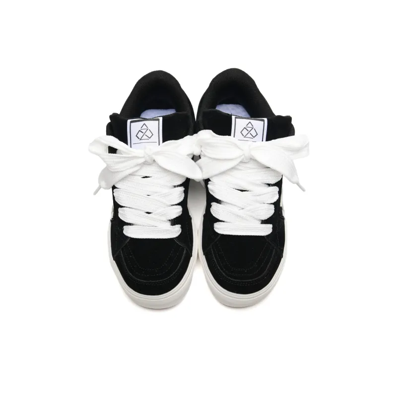 OAOQ Wear-resistant And Lightweight Low-Top Skateboard Shoes Unisex Navy Blue-26