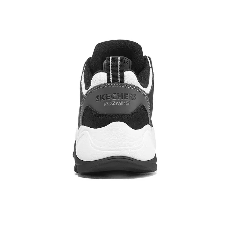 Skechers Sport Wear resistant And Lightweight Kids Lifestyle Shoes Black White Teenagers-4
