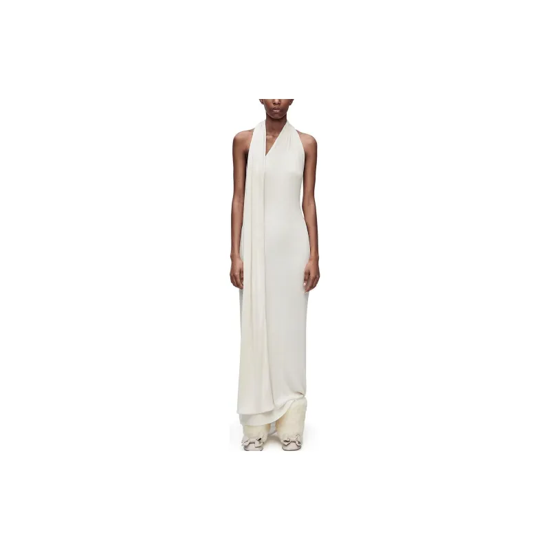 LOEWE Sleeveless Dresses Women's White-1