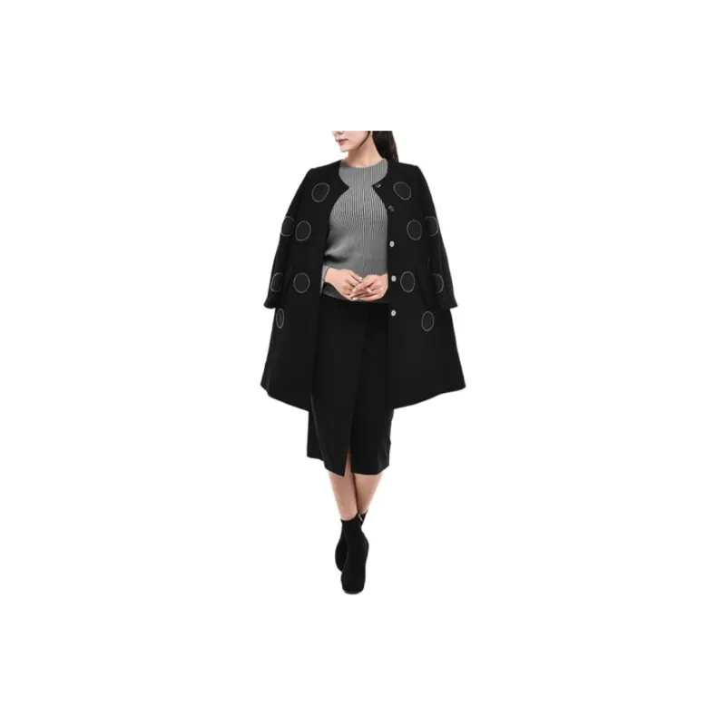 EMPORIO ARMANI Coats Women's Black-3