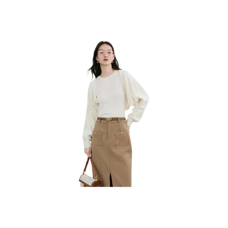 Hopeshow Casual Suit Women's Light Beige-1