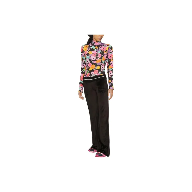 PALM ANGELS Stripe Trim Flared Pants-1