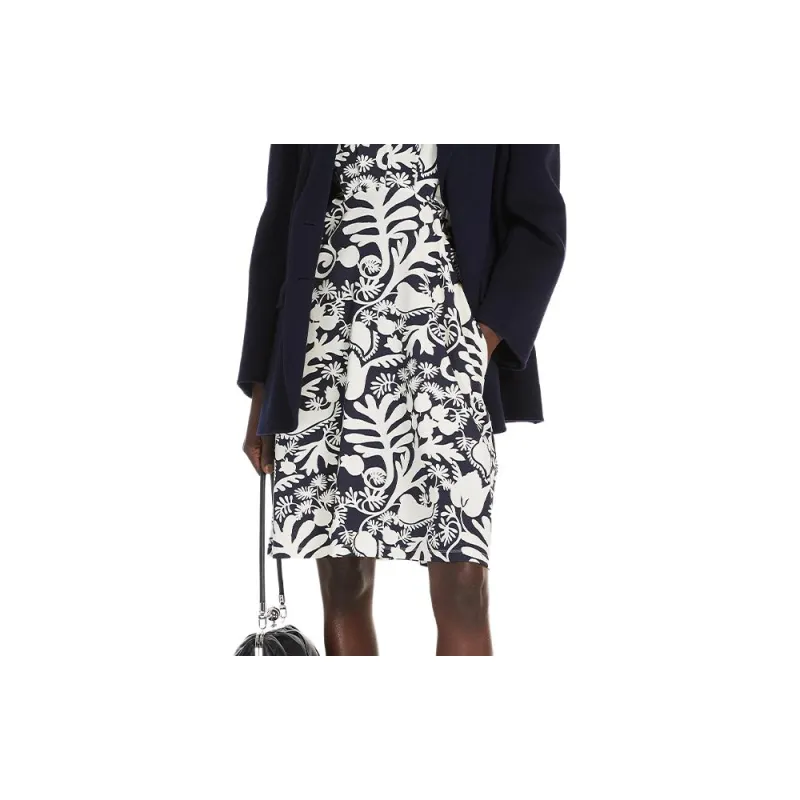 WEEKEND MaxMara Lucas Leaf print Dress-2