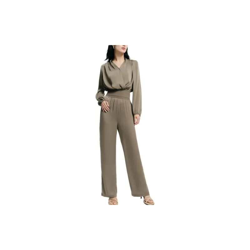 JZ. ANNAKRO Casual Pants Women's Army Green-1