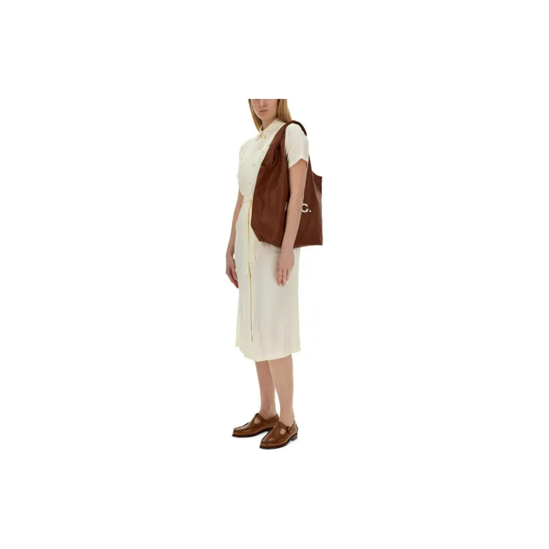 A.P.C Twill Short Sleeved Shirt Dress-3