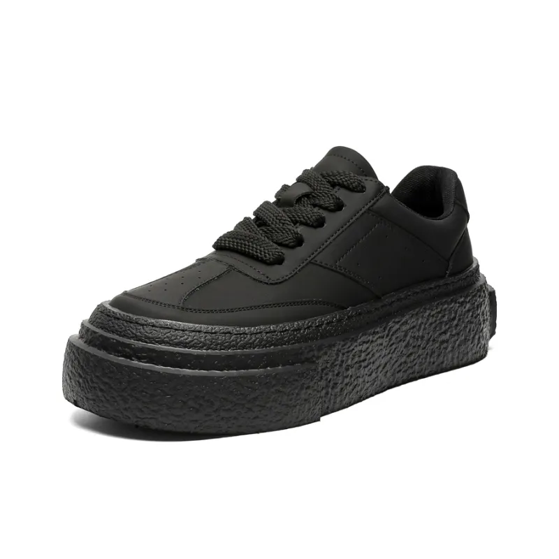 Chi Wolf Low Top Skateboard Shoes Men's Black-1