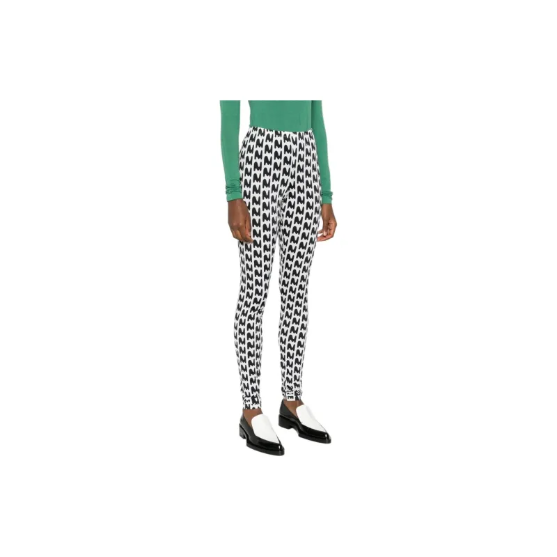 MSGM Logo print Leggins-3