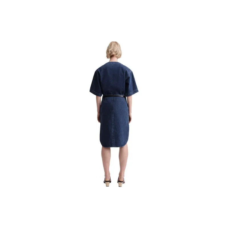 TOTEME Denim Midi Skirt-2