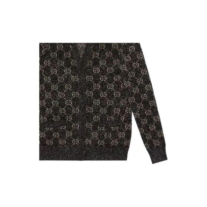 GUCCI Gg Jacquard motif Cardigan-5