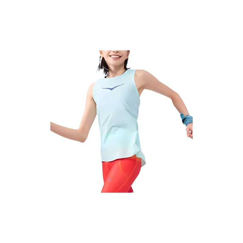 HOKA ONE ONE Tank Top Women's Azure Teal-2