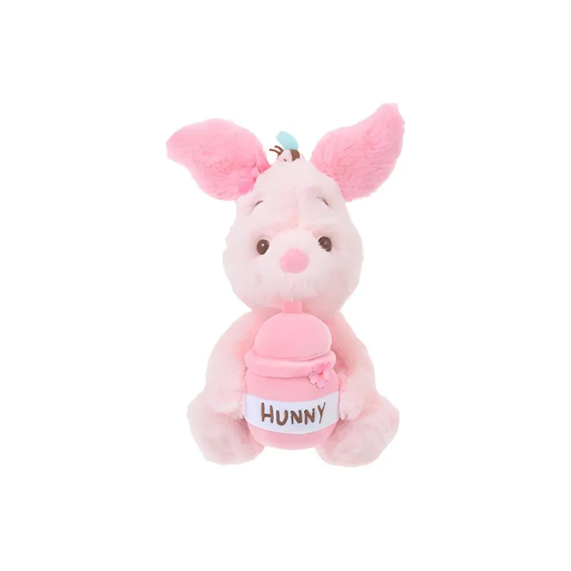 Disney Spring Blossoms Collection, Piglet Cherry Blossom Pink Dolls Plush Doll 24cm Height-0