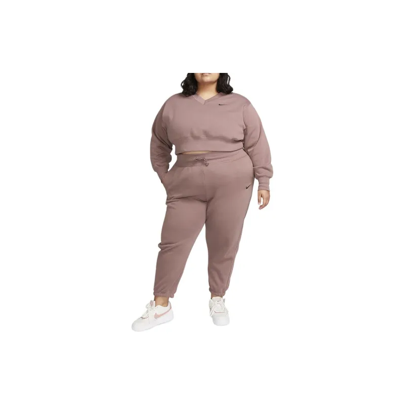 Nike Sportswear Phoenix Fleece Sweatshirt Women's Smokey Mauve/Black-2